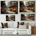 thumbnail image 4 of Designart "Bazaar in Egypt" Egypt Floater Framed Canvas Print, 4 of 7