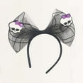 thumbnail image 4 of yunLXY Women Halloween Headband Under $5 Beaupretty Halloween Headbands Hair Hoop Bowknot Mesh Headpiece Costumes for Women Halloween Headband for Party One Size, 4 of 4