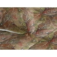 thumbnail image 3 of Ambesonne Autumn Leaves Quilted Bedspread Set 3 Pcs, Fall Forest Leaf Art, King, Pale Ruby Peacock Green, 3 of 4