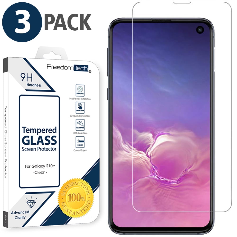 Samsung Galaxy S10e Screen Protector 3Pack Premium HD Clear Tempered