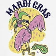 thumbnail image 3 of CafePress - Mardi Gras Flamingo Sweatshirt - Crew Neck Sweatshirt, 3 of 4