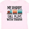 thumbnail image 4 of Inktastic Daddy Still Plays with Trains Boys or Girls Toddler T-Shirt, 4 of 5