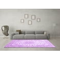thumbnail image 3 of Ahgly Company Indoor Rectangle Medallion Purple Traditional Area Rugs, 7' x 9', 3 of 4