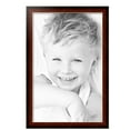 thumbnail image 2 of ArtToFrames 18" x 28" Matte Mahogany with Gold Accent Diploma Picture Frame, 18x28 inch Brown Wood Poster Frame (WOM-5109), 3 Pack, 2 of 6