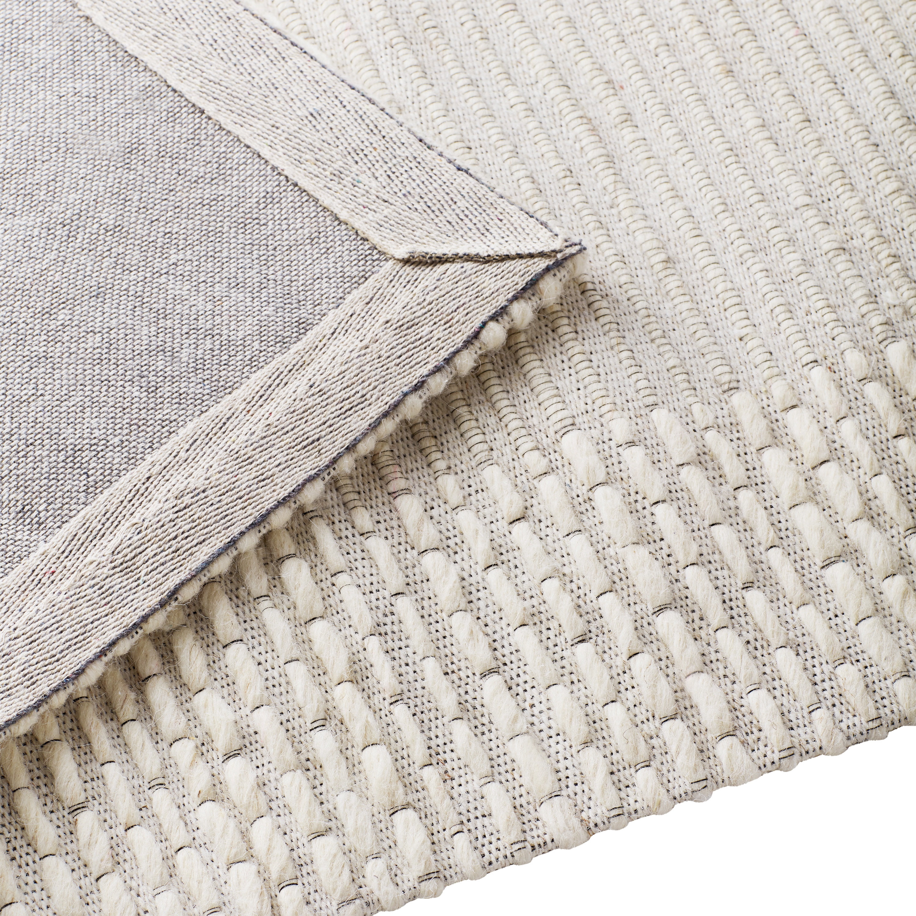 Dave & Jenny Marrs for Better Homes & Gardens Woven Border 7 ft Runner Rug, Off-White