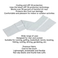 thumbnail image 3 of Cooling Sun Sleeves, Comfortable Breathable Slip Resistance  Protection Cooling Sleeves Gray UPF 50 Protection  For Cycling For Men For Travel, 3 of 8