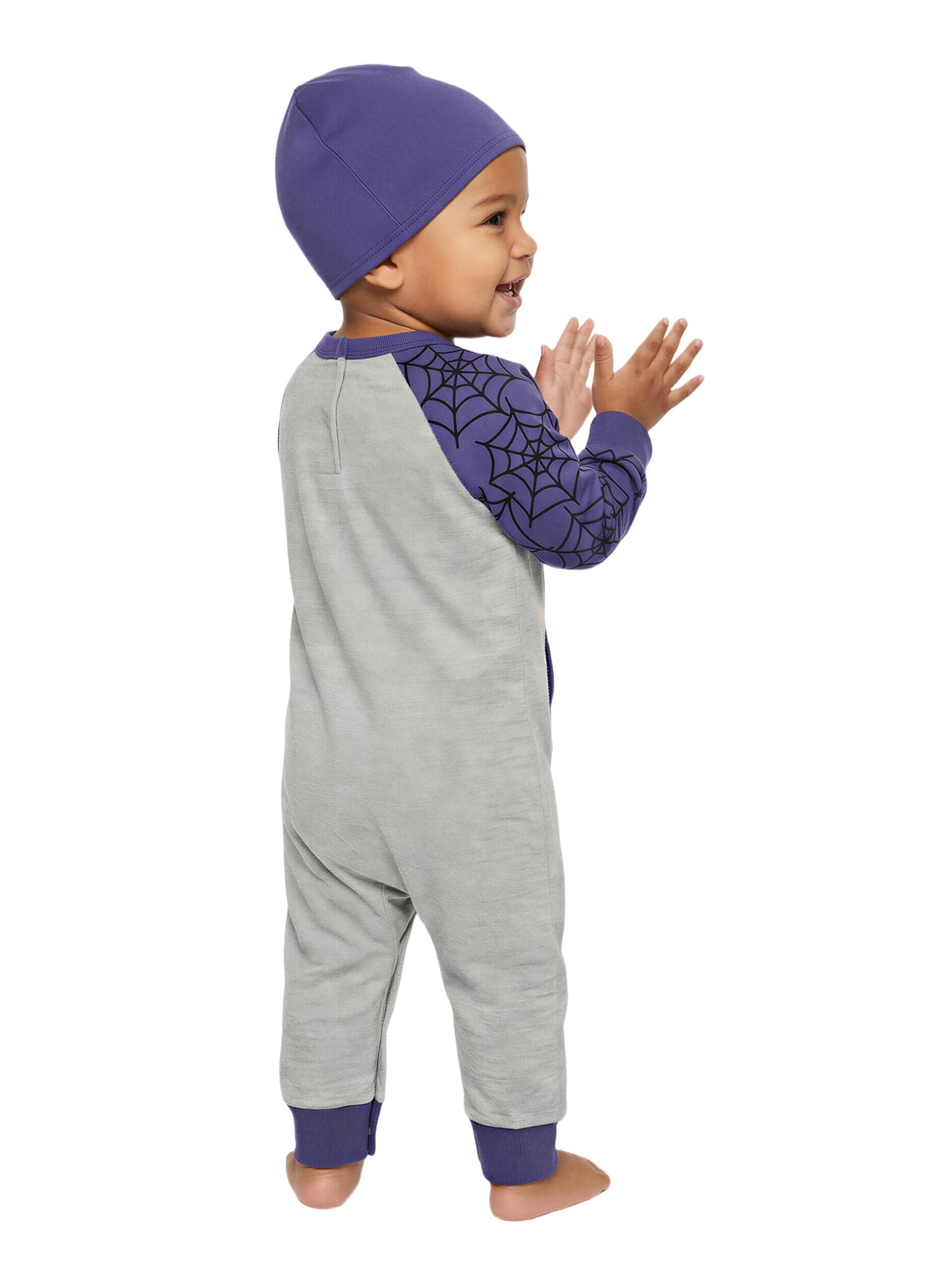 Stitch Baby Boy Long Sleeve Coverall & Hat, Sizes 0-24 Months