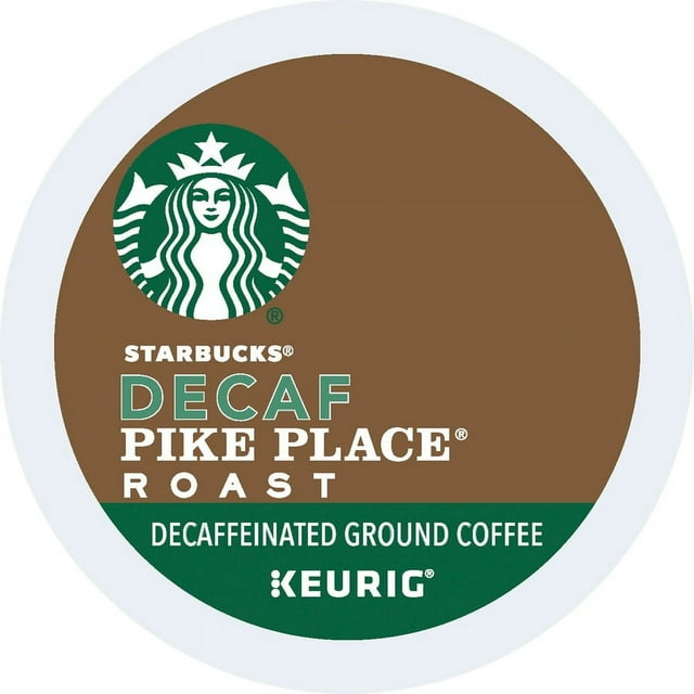 Starbucks K-Cup Decaf Pike Place Roast Coffee - 24 / Box | Bundle of 2 Boxes