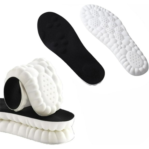 Softr Steps Insoles Women Men, Softer Steps Orthotics 4D Comfort Breathable Cushion Shoes Inserts
