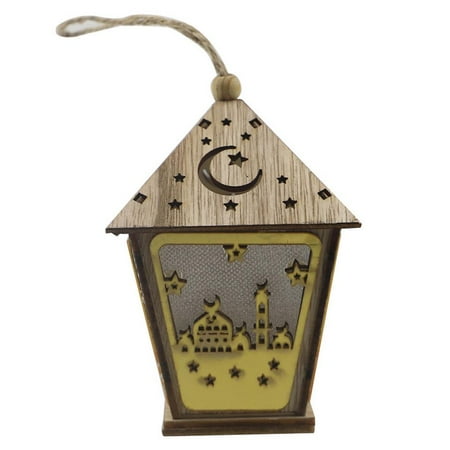 

IMSHIE Eid Mubarak LED LightEid Mubarak LED Wall Night Light Eid Al-Fitr Home Ornament Wall Night Light For Muslim Islamic Home Living Room Decor Wooden Art Craft attractive
