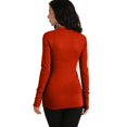 thumbnail image 3 of J. METHOD Women's Snap Button Cardigan Long Sleeve Knit Ribbed Sweater NEWJ181 Copper M, 3 of 5