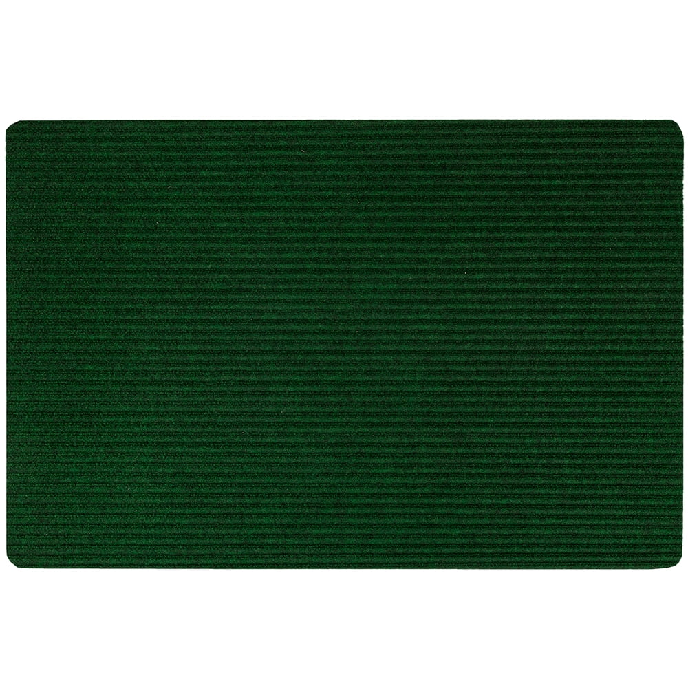 Mohawk Home All Purpose Polyester Ribbed Mat, Green, 2' x 3'
