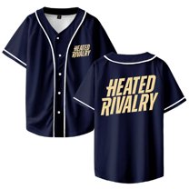Heated Rivalry Logo Merch Baseball Jersey Shirt V-Neck Women Men Short Sleeve Streetwear Clothes