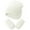 White, variant on Toddler Girls Boys Winter Hats Boys Soft Baby Caps Kids Knit Winter Hats with Glvoes Boy Hat and Glove Set