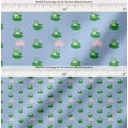 thumbnail image 2 of Soimoi Cotton Poplin Fabric Lotus & Frog Kids Fabric Prints by Yard 42 Inch Wide, 2 of 7