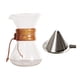 thumbnail image 3 of Cafetera de vidrio para café con vertidor, jarra de café con gotero para cafetería 400ml, 3 of 9