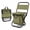 Green, variant on Beacozofu Foldable Camping Chair with 10L Insulated Cooler Bag Heavy Duty Steel Frame Portable Fishing Stool (1 Count)