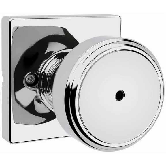 Kwikset 300MNKSQT-26 Maven Privacy Door Knob Set - Chrome