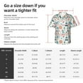 thumbnail image 3 of KLL Men's Hawaiian Shirt Short Sleeve Button Down Beach Shirts-Eiffel Tower, 3 of 5