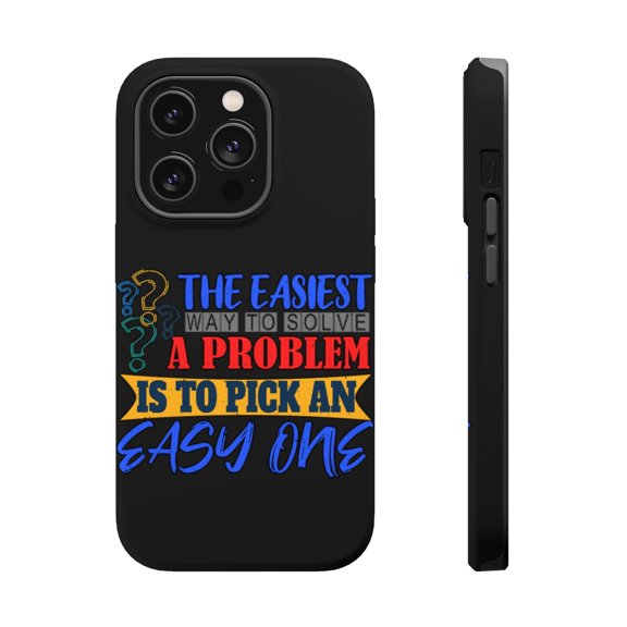 DistinctInk Tough Case for Apple iPhone 15 PRO (6.1" Screen), Compatible with MagSafe Charging - Easiest Way Solve Problem