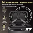thumbnail image 2 of Audifonos Inalambricos Bluetooth Gamer Con Micrófono Hd Integrado,focomylord Auriculares In Ear Open Hange Earbuds Bluetooth Headphones Deportivos Para Oídos Headset,negro, 2 of 7