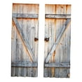 thumbnail image 1 of Cortina de puerta con bolsillo para barra, decoración para dormitorio, 2 piezas 132cmx241cm, 1 of 9
