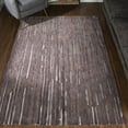 thumbnail image 3 of Addison Dazzle Modern Hand Spun Eggplant Wool and Metallic Area Rug, 3 of 7