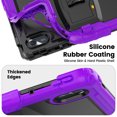 thumbnail image 6 of XYX for Lenovo Idea Tab 11 inch 2025/Tab K11 Gen 2 Case 11 inch, 3in1 Heavy Duty Shockproof Tablet Cover with Stand, Shoulder Strap, Purple, 6 of 7