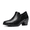 BLACK-PU, variant on DREAM PAIRS Women's Dress Shoes Low Heel Pumps for Women Comfortable Office Loafers with Arch Support, Classic Closed Toe Work Heels for Business