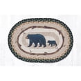 thumbnail image 1 of 13 x 19 Po. Mama & Baby Bear Napperon Ovale Imprimé, 1 of 1