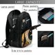 thumbnail image 4 of Balery Abstract Gold Floral Galaxy Mochila con carga USB para hombre y mujer - Mochila impermeable y antirrobo para laptop con puerto USB para viajes, trabajo, 4 of 7