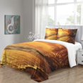 thumbnail image 4 of Modern Bedding Cover Set Beach Sunset Printed Comforter Cover Pillowcase Adult Bedroom Decor,Full (80"x90"), 4 of 5