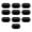 10 pcs, variant on Joernso 4/6/8/10Pcs Car Door Shock Absorber Pads Easy Installation Universal Soundproof Thickened Silicone Car Door Slam Stopper