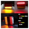 thumbnail image 2 of 1 Set 10m 7 Pin 12V 16 Led Trailer Towing Light Kit Rear Stop Tail Turn Signal Lights License Number Plate Lamp Truck RV ,Durable Material, 2 of 6