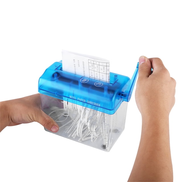 Trituradora De Papel Manual, A6 Mini Mini Manual De Papel Corta De Papel Mini Trituradora De Papel Para Herramienta De Corte De Papel Doméstico Para Papel, Notas, Facturas,
