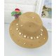 thumbnail image 1 of Sombrero de paja con cuentas para mujer, con protección UV sombrero de paja, para vacaciones, playa, Panamá, 1 of 4