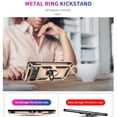 thumbnail image 3 of Feishell Hybrid Armor Phone Case for Google Pixel 7 Pro,Military Grade Shockproof 360 Rotatable Metal Ring Holder Kickstand Support Magnetic Car Mount Dual Layer Protective Phone Cover,Gold, 3 of 7