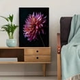 thumbnail image 5 of Deep Pink Dahlia Flower Canvas Wall Art for Living Room Bedroom Office Hallway Modern Home Decor, 5 of 8