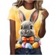 thumbnail image 1 of Camisas de Manga Larga para las Mujeres Suelto Ajuste Impreso Verano Sexy Cuello Redondo Superior, Poliéster Regular, 1 of 5