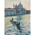 thumbnail image 2 of Strube, Ling 15x18 Black Ornate Wood Framed with Double Matting Museum Art Print Titled - Stroll in Venice V, 2 of 4