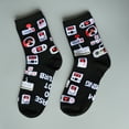 thumbnail image 4 of Lilgiuy Men Women Casual Personality Letters Sock Cotton Sock Fall Fashion for 2022 Spring Winter, 4 of 5