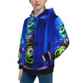 thumbnail image 6 of Monster Inc Girls Boys Graphic Hooded Sweatshirt Sizes 7-20 Pullover Sweatshirt Monster Inc Merch Gifts for Kids Teens, 6 of 7