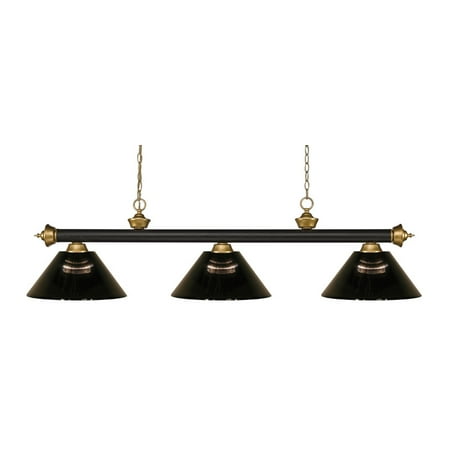 

Z-Lite 200-3-Ars Riviera 3 Light 57 Wide Billiard Multi Light Pendant - Bronze