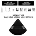 thumbnail image 5 of 10 Pieces Powder Puffs Face Soft Triangle Makeup Puff for Loose Mineral Powder Wet Dry Dual-Use Cosmetic Puff Body Cosmetic Foundation Sponge Beauty Makeup Tools (Black), 5 of 5