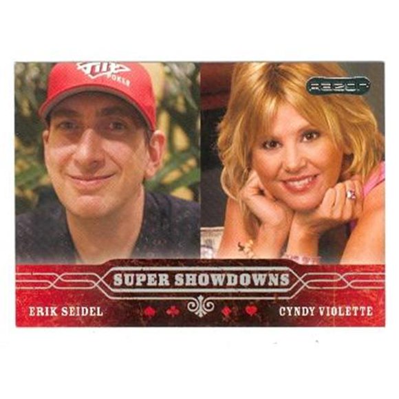 Erik Seidel et Cyndy Violette Carte à Collectionner 2006 Razor Poker No.59 (Joueur de Poker WSOP WPT)