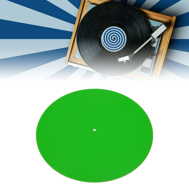 Acrylic Turntable Mat, Replacement Acrylic Record Platter Slipmat for 12 Inch Record Player, Anti Dust Anti Static Slipmat, Universal Turntable Slip Mat