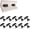 10pcs, variant on Adjustable Plastic Fixed Matched Hardware, Quick Release Roman Column Connector Siding, Snap in Quick Release Wall Panel Fastener Fixing Clip, Small Angle Bracket for Cabinet Wardrobe DIY