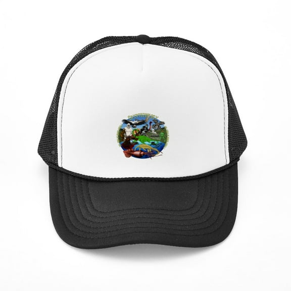 CafePress - Cryptozoology - Adjustable Unisex Printed Trucker Hat with Mesh Back