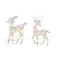 thumbnail image 1 of reno al aire libre,Decoración de nieve de renos de Navidad,Figuras de renos para decoración de interiores y exteriores.,Figuras de estatuas de alce de obra de arte de hierro de estaca de Sunnimix reno al aire libre, 1 of 8