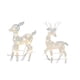 thumbnail image 1 of 2 Pieces Christmas Reindeers Light Xmas Lights for Pathway Gloria reno al aire libre, 1 of 9